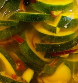 Courgette zoetzuur